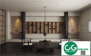 Tea Room 39 3D Model